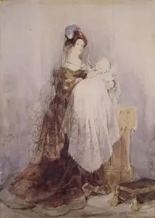 The Christening, 1830-1832. Creator: David Cox the Elder