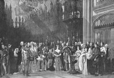 The Christening of H.R.H. The Prince of Wales in St. George's Chapel, Windsor Castle... 1842. Creator: George Hayter