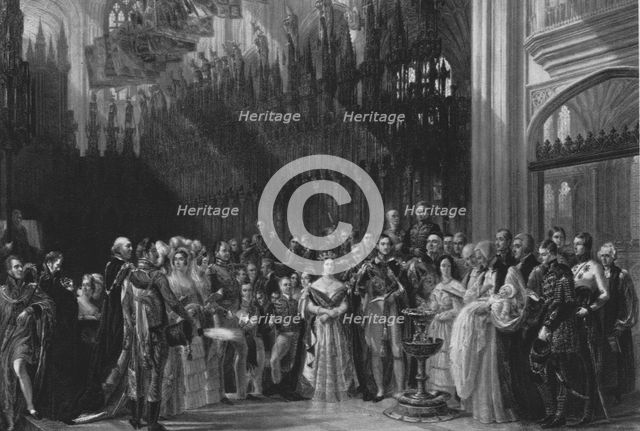 'The Christening of the Prince of Wales, January 25 1842', (1901).  Creator: Unknown.