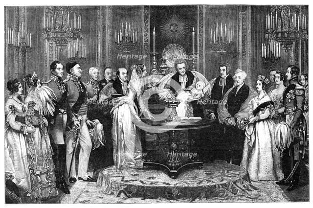 The christening of the Princess Royal, 1841, (1900). Artist: Unknown