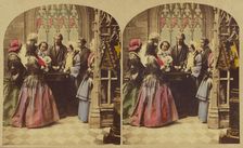 The Christening, about 1865. Creator: London Stereoscopic & Photographic Co