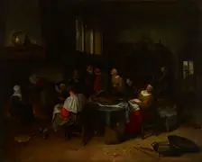 The Christening Feast, 1646-1679. Creator: Jan Steen