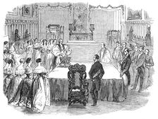 The Christening in the Chapel, 1844. Creator: Unknown