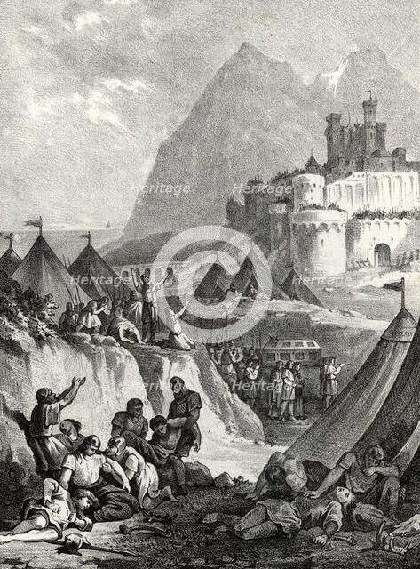 The Christian army lifted the siege of Gibraltar by the death of King Alphonse XI the Just, occur…