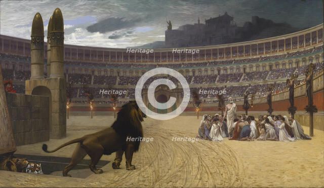 The Christian Martyrs' Last Prayer, 1863-1883. Creator: Jean-Leon Gerome.