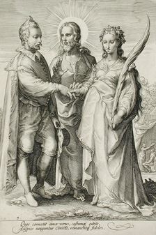 The Christian Marriage, c1594. Creator: Jan Saenredam