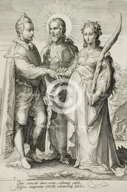 The Christian Marriage, c1594. Creator: Jan Saenredam.