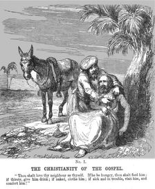 The Christianity of the Gospel 1854. Creator: George Cruikshank