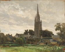 The Church Tower (near Douarnenez), between 1877 and 1884. Creator: Carlos de Haes