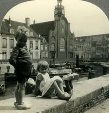 The Church where Pilgrim Fathers Prayed before Embarking for America, Delfthaven, Netherlands c19 Creator: Unknown