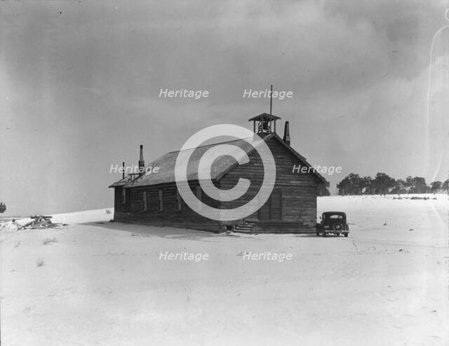 The church, Widtsoe, Utah, 1936. Creator: Dorothea Lange.