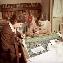 The Church Workroom, Royal School of Needlework, c1955. Creator: Arthur Charles Kirby Ware