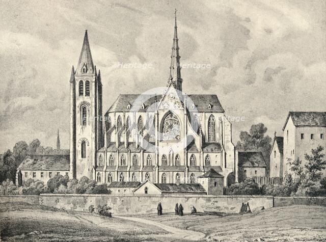 'The Church and Part of the Abbey of St Victor', 1915. Artist: Unknown.