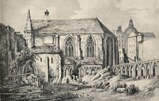 The Church and the Cloister of the College of Cluny in 1824 1915