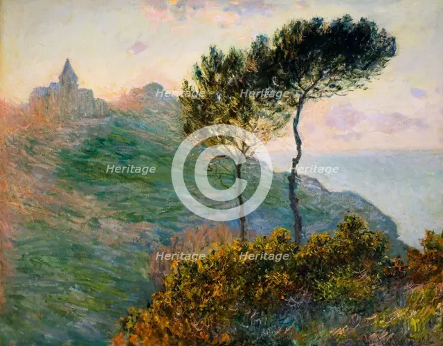 The Church at Varengeville, against the Sunlight, 1882.
