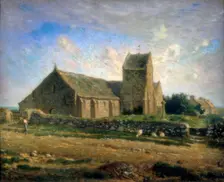 The Church at Greville c1871-1874. Artist: Jean Francois Millet