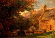 The Church, Bettws-y-Coed, 1844-1856. Creator: David Cox the elder