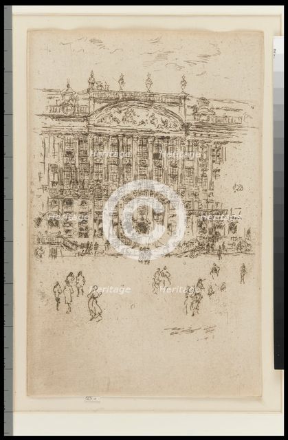 The Church- Brussels (Adoration), 1887. Creator: James Abbott McNeill Whistler.