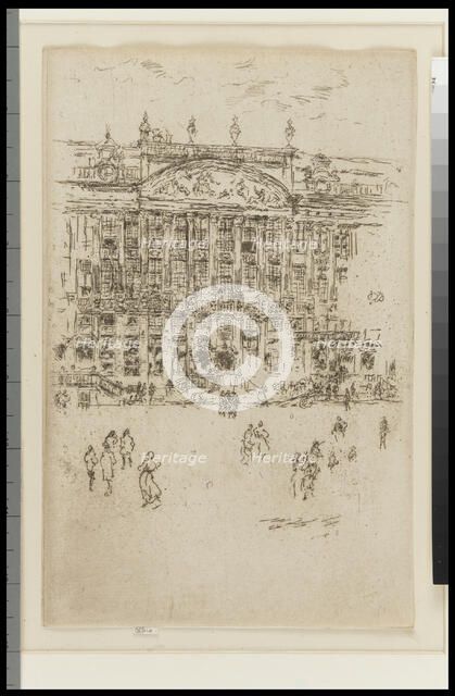 The Church- Brussels (Adoration), 1887. Creator: James Abbott McNeill Whistler.