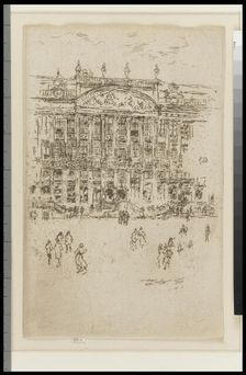 The Church- Brussels (Adoration), 1887. Creator: James Abbott McNeill Whistler