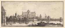 The church by the water, 1625-77. Creator: Wenceslaus Hollar