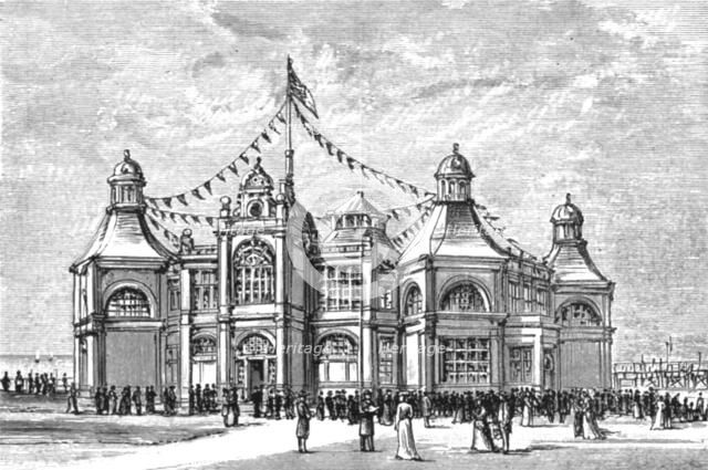 'The Church Congress at Ryhl, North Wales and Views in the Neighbourhood; The New Pier...', 1891. Creator: Unknown.