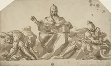 The Church Defeating Heresy, n.d. Creator: Charles le Brun