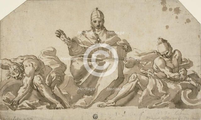 The Church Defeating Heresy, n.d. Creator: Charles le Brun.