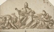 The Church Defeating Heresy, n.d. Creator: Charles le Brun