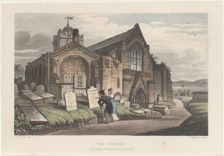 The Church, from "Poetical Sketches of Scarborough", 1813., 1813. Creators: Thomas Rowlandson, Joseph Constantine Stadler, J. Bluck