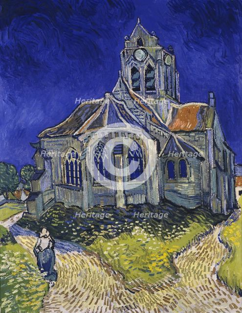 The Church in Auvers-sur-Oise, View from the Chevet, 1890. Artist: Gogh, Vincent, van (1853-1890)