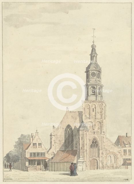 The church in Buren, 1728. Creator: Jan Ekels the Elder.