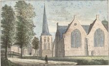 The church in Leimuiden, 1701-1759. Creator: Cornelis Pronk