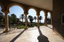The Church of the Beatitudes, Sea of Galilee, Israel. Creator: Samuel Magal