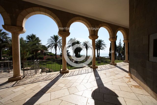 The Church of the Beatitudes, Sea of Galilee, Israel. Creator: Samuel Magal.
