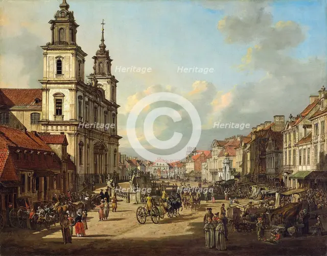 The Church of the Holy Cross in Warsaw, 1778.