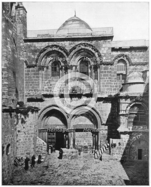 The Church of the Holy Sepulchre, Jerusalem, late 19th century. Artist: John L Stoddard