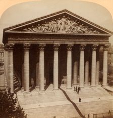 The Church of the Madeline, Paris, France 1900. Creator: Underwood & Underwood