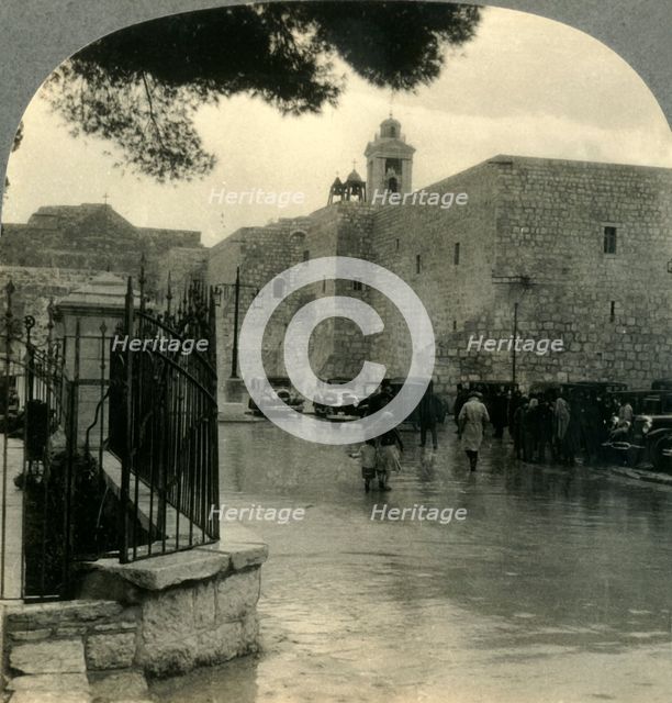 'The Church of the Nativity, Built Where Jesus was Born, Bethlehem, Palestine', c1930s. Creator: Unknown.