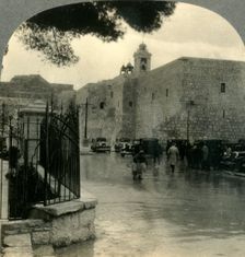 The Church of the Nativity, Built Where Jesus was Born, Bethlehem, Palestine c1930s. Creator: Unknown