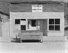 The Church of the Nazarene, Tennessee, 1936. Creator: Walker Evans