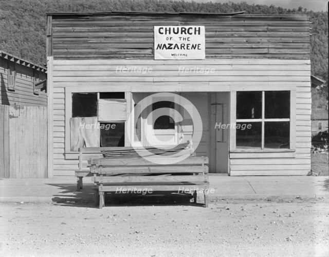 The Church of the Nazarene, Tennessee, 1936. Creator: Walker Evans.