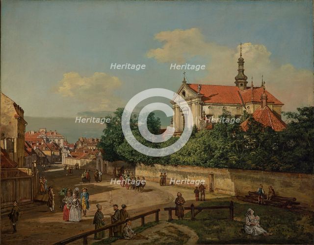The Church of the Reformed Franciscans, 1779. Creator: Bellotto, Bernardo (1720-1780).