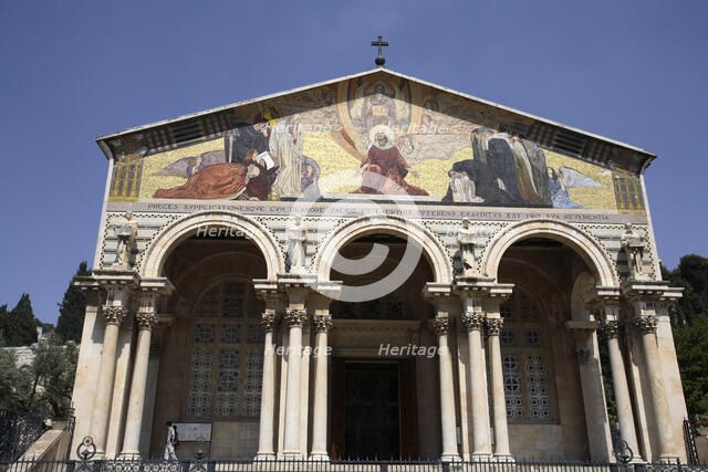 The Church of all Nations, Jerusalem, Israel. Artist: Samuel Magal