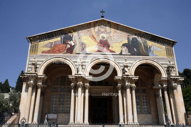 The Church of all Nations, Jerusalem, Israel. Creator: Samuel Magal.