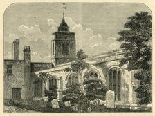 The Church of Allhallows, Barking, in 1750 (c1872). Creator: Unknown