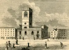 The Church of Allhallows the Great in 1784 (c1872). Creator: Unknown