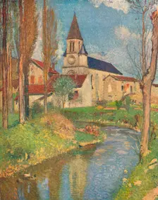 The Church of La Bastide c1915. Artist: Henri Jean Guillaume Martin