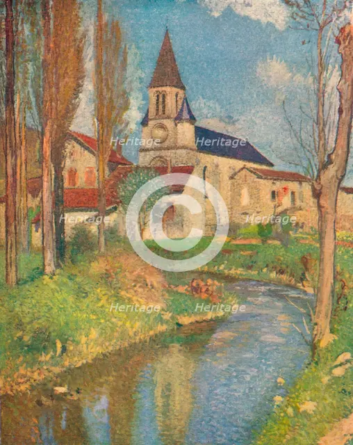 'The Church of La Bastide', c1915. Artist: Henri Jean Guillaume Martin.