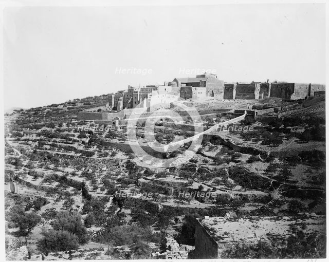 The Church of Nativity, Bethlehem, Between 1860 and 1880.